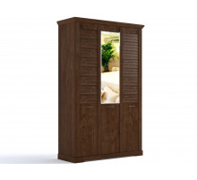 Трехстворчатый шкаф для одежды СК-7 (ОРТ) Кантри с зеркалом
