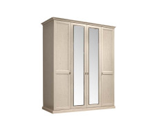 Четырехстворчатый шкаф для одежды с зеркалом Венеция ВНШ1/4 (дуб седан)