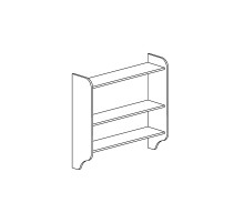 Полка навесная Прованс 407